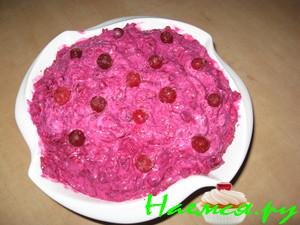 Десертный свекольный салат