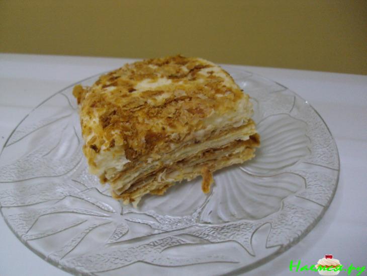 Мильфей с лимонным кремом