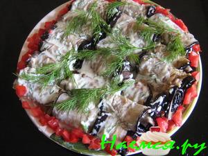 Баклажаны под вкусным соусом
