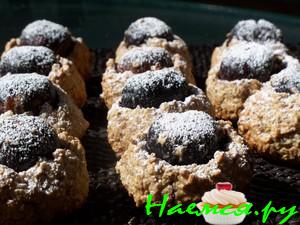 Печенье овсяно - кунжутное