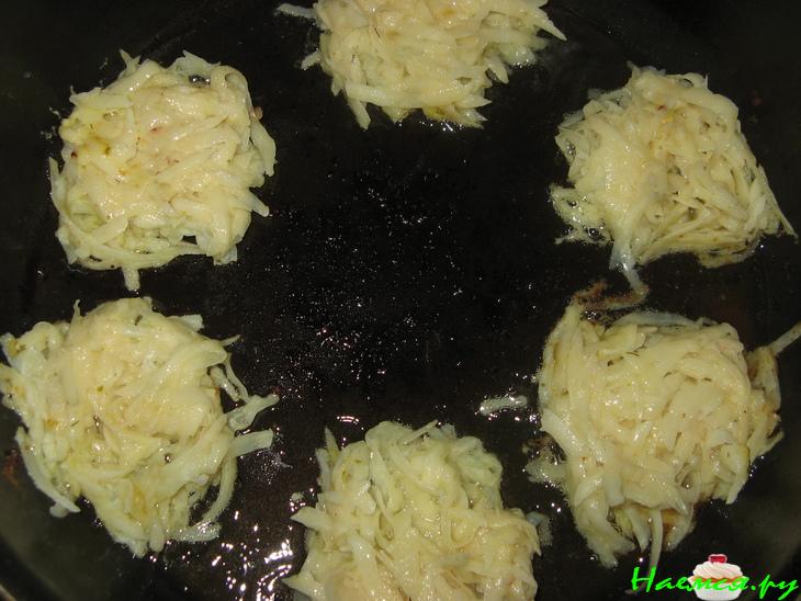 Котлеты из утки на драниках