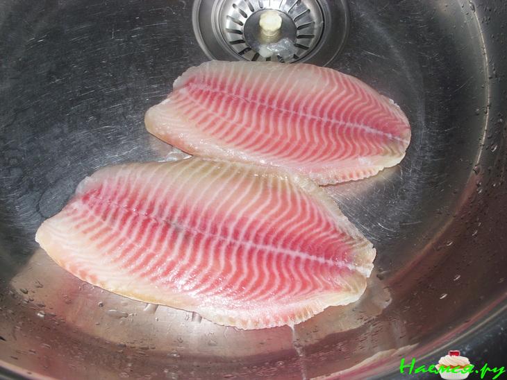 Рыба в темном кляре