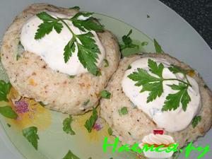 Биточки паровые из цветной капусты