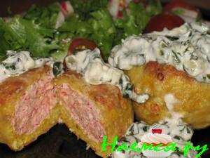 Тефтельки рыбно-крабовые