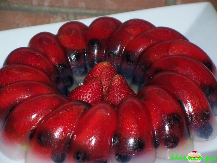 Желейно-фруктовый десерт для взрослых