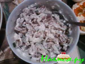 Салат "Фальшивый язык"