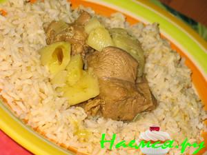 Таджин из баранины с айвой