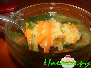 Суп из чечевицы и овощей