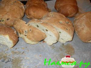 Чабатта (Ciabatta) с орехами и болгарским перцем