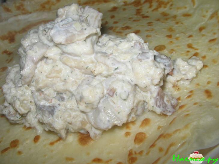 Рыбная начинка для блинчиков Рыбная начинка для блинчиков