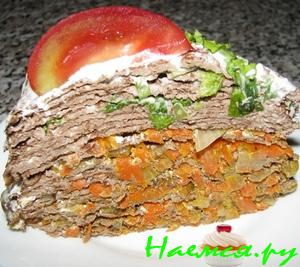 Абсолютно не сладкий торт Абсолютно не сладкий торт