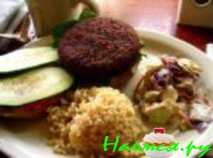 Гамбургер из грибов Гамбургер из грибов