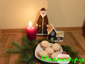 Кокосовое мини-пирожные с шоколадным пудингом (без выпечки)