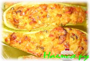 Лодочки из цуккини