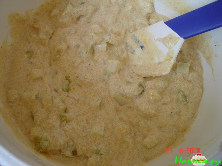 Шарлотка с грушами на топлёном молоке