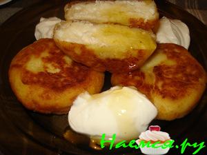 Сырники с бананами Сырники с бананами