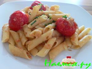 Макароны с острыми панировочными сухарями