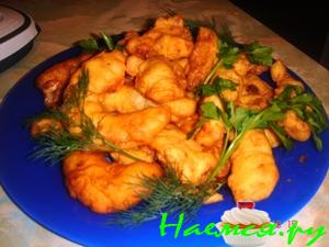 Судак в майонезном кляре Судак в майонезном кляре