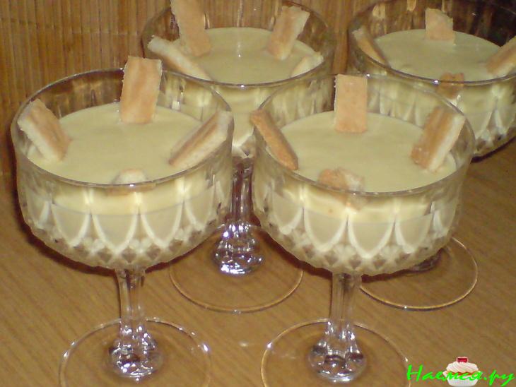 Пирожные с творожно-манговым кремом