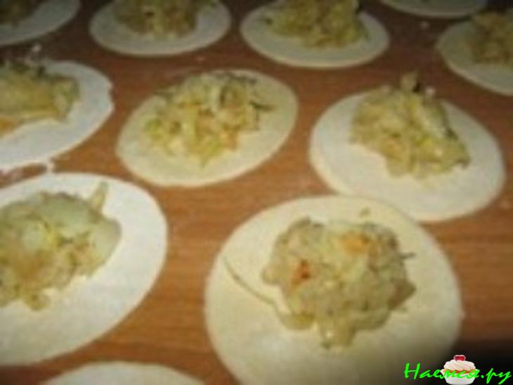 Вареники с капустой и картошкой