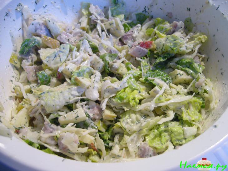 Скандинавский селедочный салат