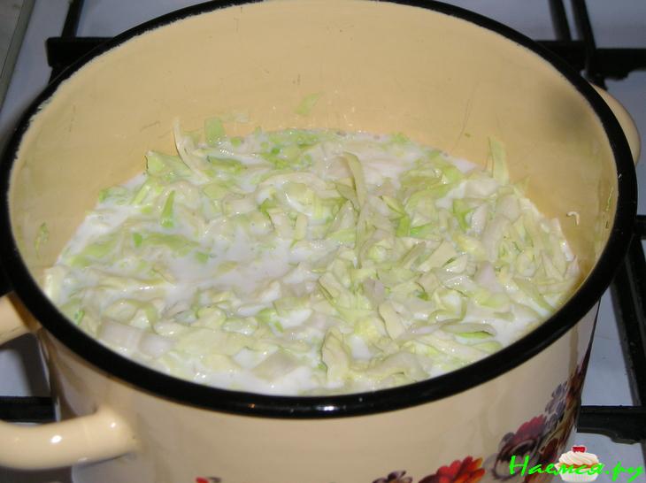 Пирог с капустной начинкой