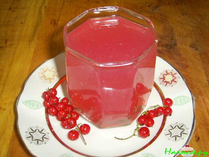 Кисель из красной смородины