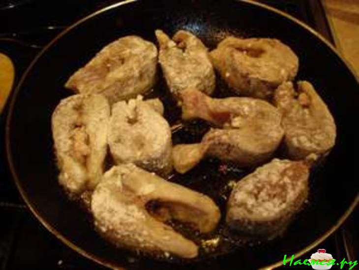 Щука жареная с овощным гарниром под сливочным соусом "По щучьему веленью, по моему хотенью!"