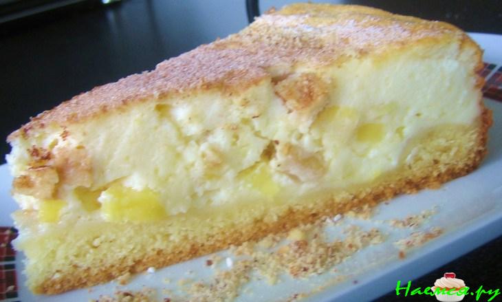 Нежный сливочно-фруктовый творожник Нежный сливочно-фруктовый творожник