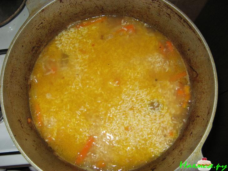 Плов с говядиной