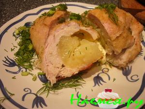 Фаршированное куриное филе