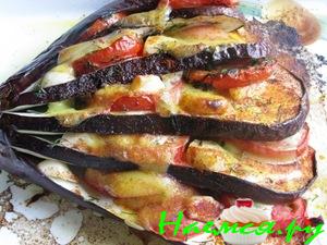 Веер из баклажана