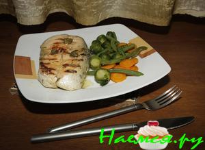 Лосось на гриле Лосось на гриле