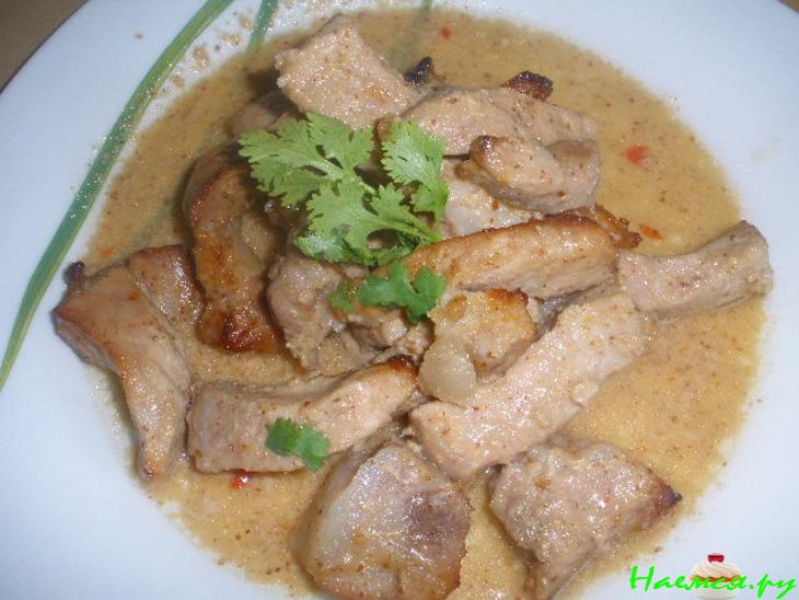 Свинина, запеченная в хреново-горчичном соусе&nbsp; 