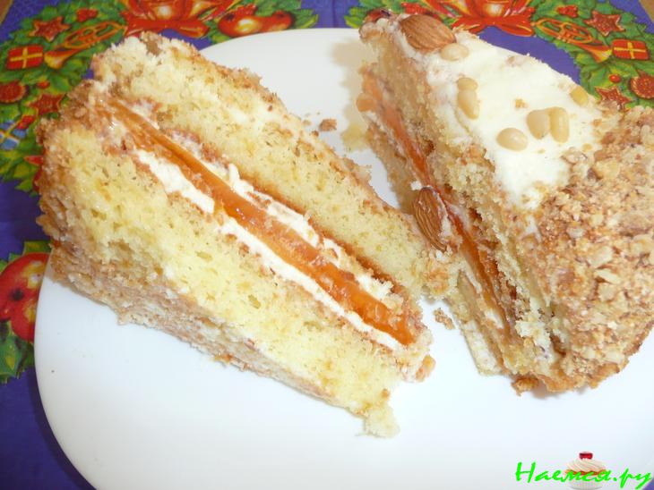 Торт абрикосовый 'Праздничный'