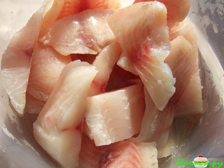 Филе морского окуня в простом кляре