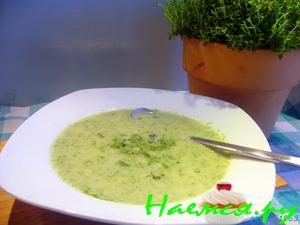 Зеленый суп-крем "В ожидании весны"