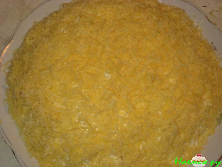 Салат "Нежный" с копченой курицей