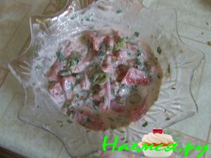 Острый помидорный салат