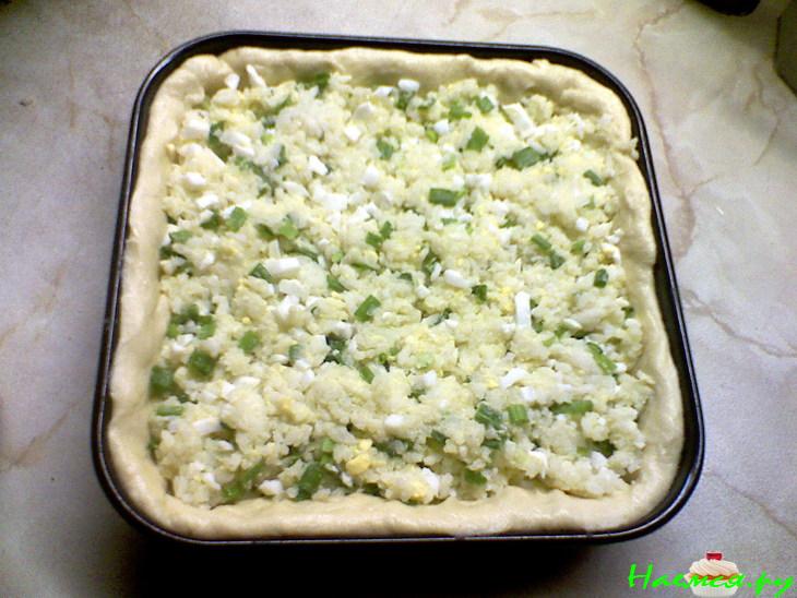 Пирог 'Зеленая полянка'