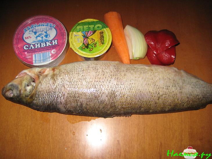 Рыба в сливочно-укропном соусе