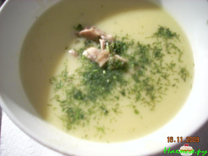 Крем-суп с Курицей и Цветной капустой
