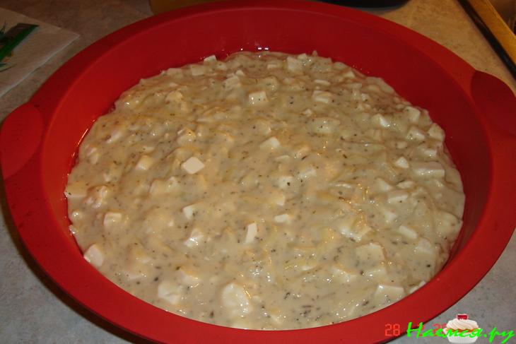 Пирог с сыром Фета