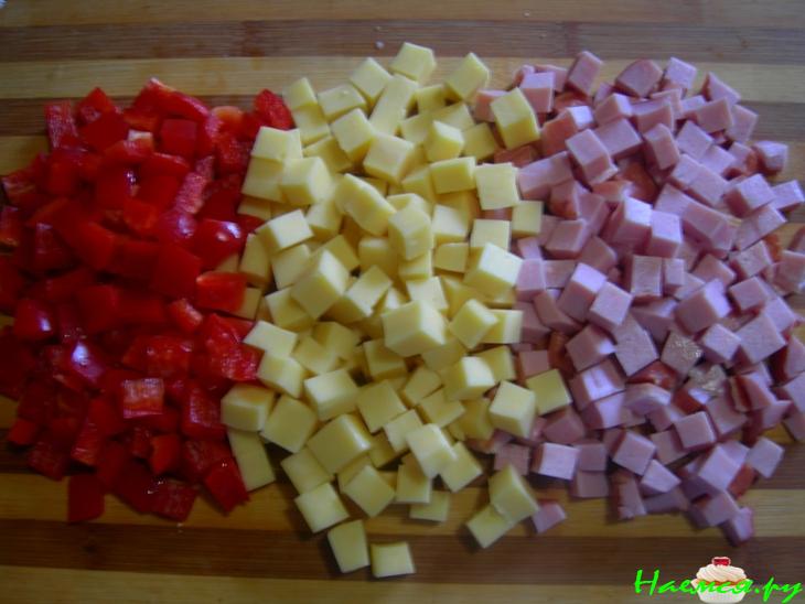 Салат "Воскресенье" с свиным балыком