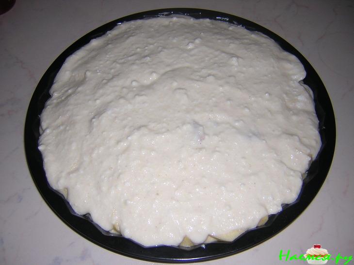 Манник с творожно-фруктовой начинкой Манник с творожно-фруктовой начинкой