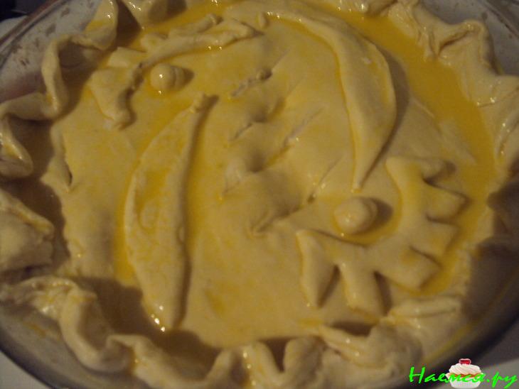 Французский пирог с курицей (Tourte au poulet) Французский пирог с курицей (Tourte au poulet)