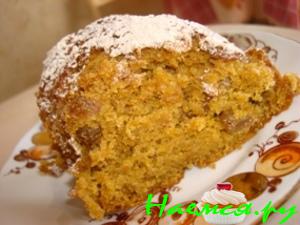 Тыквенно-апельсиновый кекс