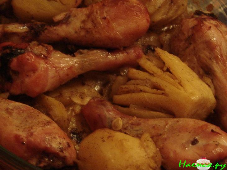 Курочка с картошкой