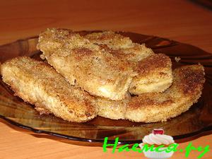 Бананы в сухарях