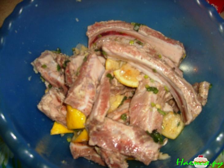 Лимонные ребрышки